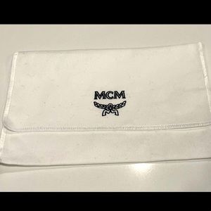 MCM Foldover Pouch/Dust Bag  sz 6” W x 4 1/2 “ L
